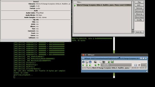 MUI MPlayer running under Linux смотреть онлайн