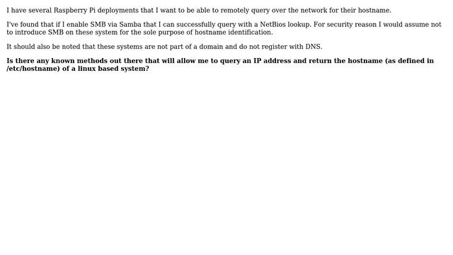 How to Query Remote Linux/Rasbian System's Hostname? смотреть онлайн