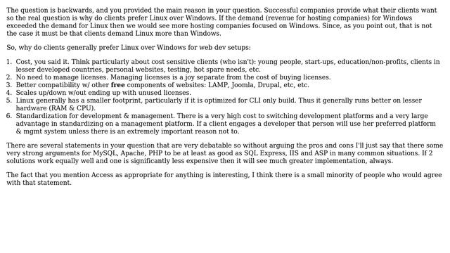 DevOps & SysAdmins: Why do hosts prefer Linux to Windows Server? (6 Solutions!!) смотреть онлайн