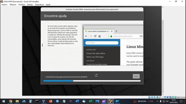 Instalando Linux Mint Vesão 21.2 "Victoria" no VirtualBox смотреть онлайн