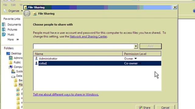 Cara share folder di Windows 2008 Server смотреть онлайн