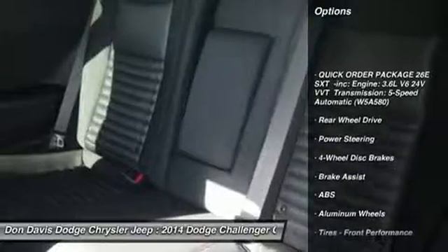 2014 DODGE CHALLENGER Arlington, TX E25713