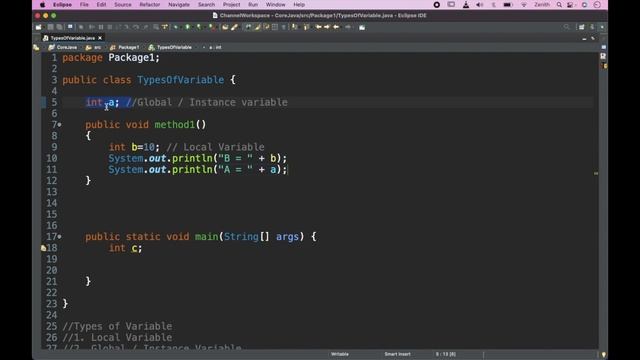 15. Local and Instance variable смотреть онлайн