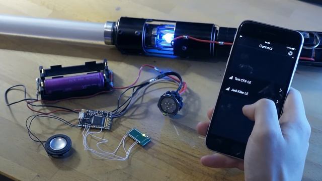 CFX and Proffieboard bluetooth control with ForceSync app: HOW-TO смотреть онлайн