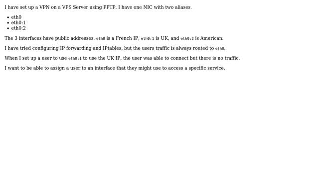 Unix & Linux: PPTP server with NIC aliases смотреть онлайн