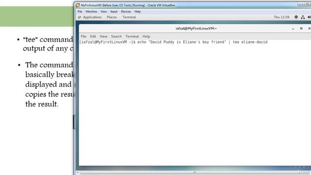 Linux Fundamental Tutorials: 7: Standard Output to a File tree command смотреть онлайн