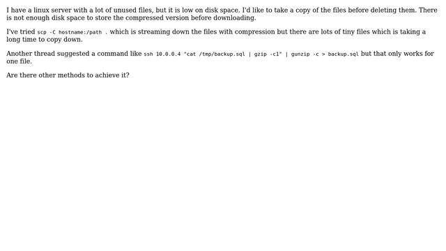 DevOps & SysAdmins: Compressing and streaming files from a linux server смотреть онлайн