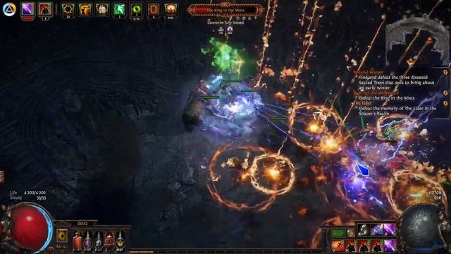 [Poe 3.23] King of the Mist at his stronghold - Affliction Day:3 смотреть онлайн