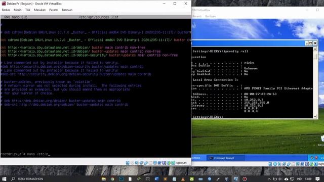 Konfigurasi Internet Gateway dan Nslookup смотреть онлайн