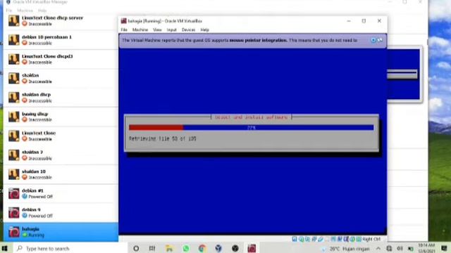 install linux debian 9 dan konfigurasi IP Address смотреть онлайн