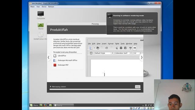 cara mengistal linux mint. смотреть онлайн