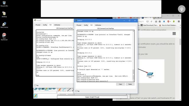 How to configure switch Access port security смотреть онлайн