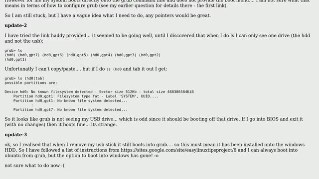 Ubuntu: Issue with ubuntu/linux boot and grub смотреть онлайн