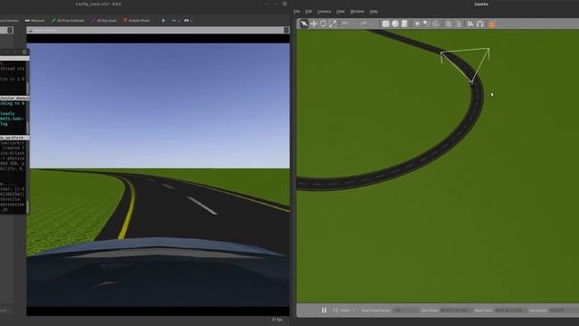 autonomous driving through end-to-end learning on gazebo смотреть онлайн