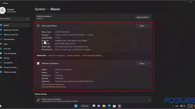 Check Computer Specs in Windows 11 via Properties смотреть онлайн