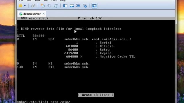install DNS server Debian 5 (SMKN 4 BEKASI) смотреть онлайн