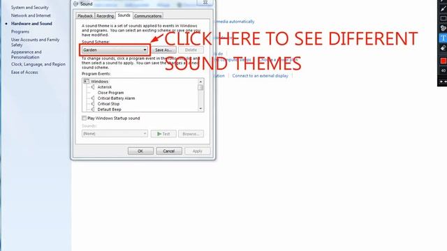 HOW TO CHANGE SOUND THEME OR INDIVIDUAL SOUNDS IN WINDOWS смотреть онлайн