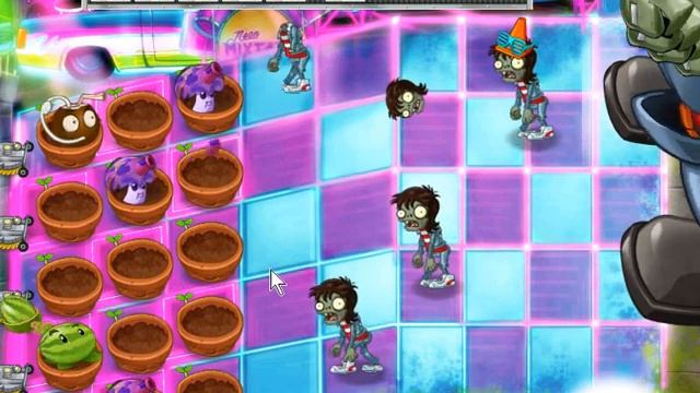 PvZ 2 PAK Neon Mixtape Tour mod gameplay смотреть онлайн