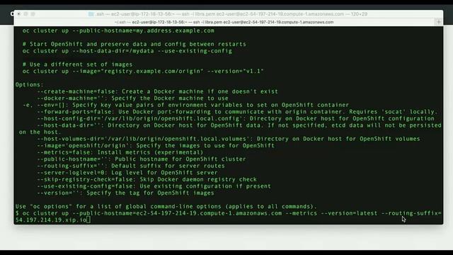 An early look at OpenShift 3.3: OC Cluster смотреть онлайн