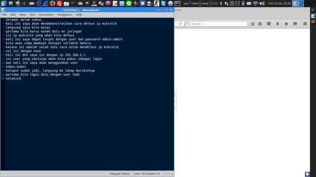 Deface router mikrotik (Backbox Linux Indonesia) смотреть онлайн