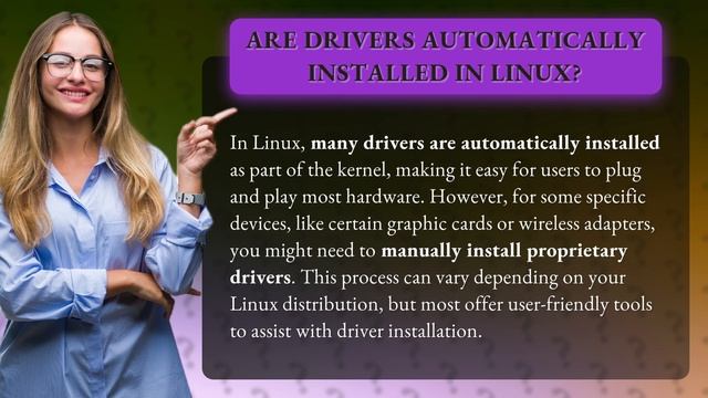 Are drivers automatically installed in Linux? смотреть онлайн
