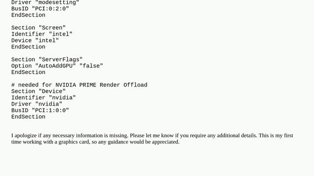 Unix: Dual GPU Setup: Xorg on Intel Integrated GPU, NVIDIA GPU for Gaming смотреть онлайн