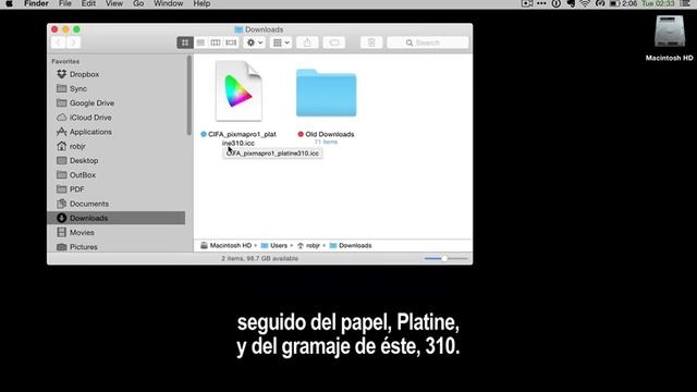 Canson Infinity : INSTALLING PROFILES MAC смотреть онлайн