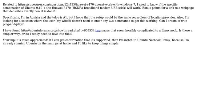 Huawei E170 on Linux? (2 Solutions!!) смотреть онлайн