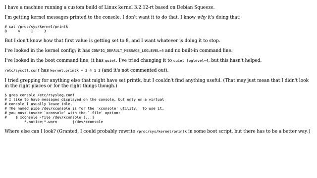 DevOps & SysAdmins: Hiding linux kernel messages from console смотреть онлайн