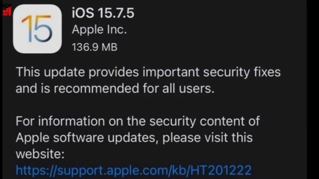 iOS 15.7.5 Update with Security Patches Reportedly Released for Older iPhone, iPad смотреть онлайн