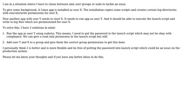 Unix User Group or Sudo/Su смотреть онлайн