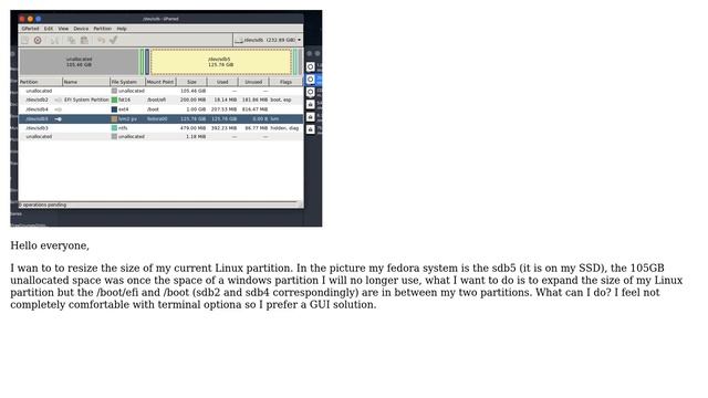 Unix & Linux: Problem resizing Fedora partitions using GParted (2 Solutions!!) смотреть онлайн