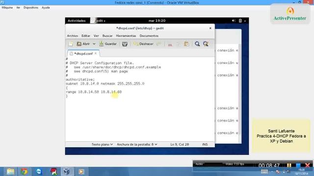 4 DHCP Fedora смотреть онлайн