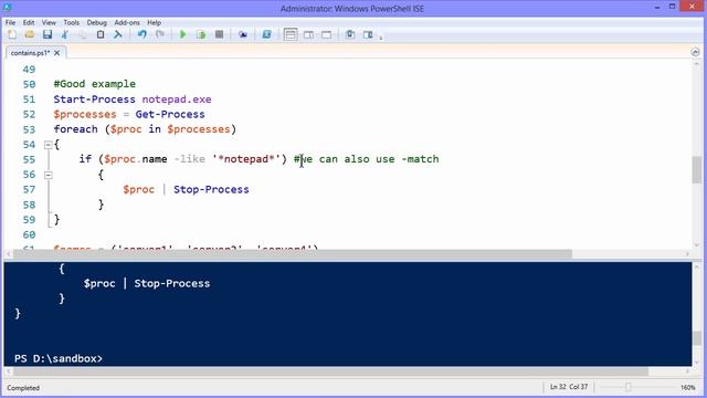 Windows PowerShell Gotcha - -Contains isn't -Like смотреть онлайн