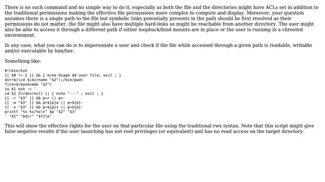 How do I list the effective file permission in Linux? (4 Solutions!!) смотреть онлайн