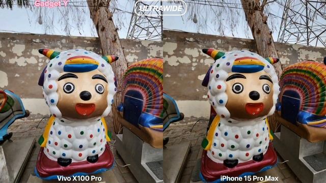 Vivo X100 pro Vs Iphone 15pro Max Camera compared. смотреть онлайн