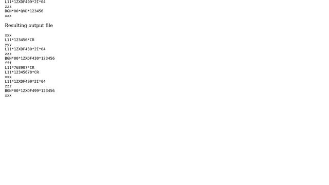 Text file: find string, save string field to var, find 2nd string, replace field with var,... смотреть онлайн