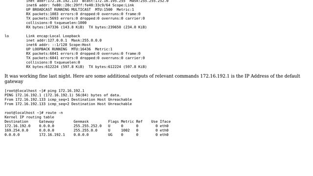 CentOS Virutal Machine is unable to PING the Gateway смотреть онлайн