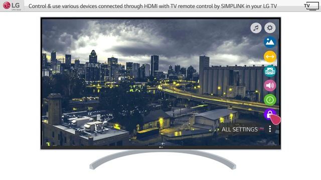 WebOS TV Simplink setting in LG Smart TVs HD