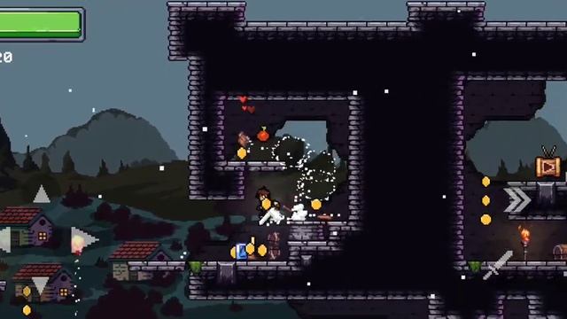 Apple Knight Dungeons - level 2-5 - play through walkthough смотреть онлайн