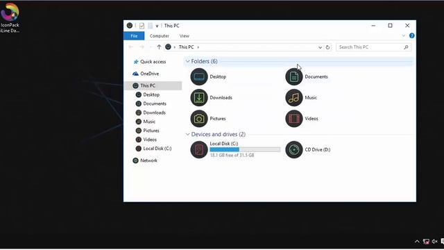 IconPack iLine Dark Round смотреть онлайн