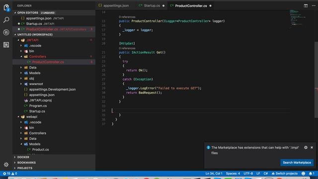 ASP .NET CORE DEV: JWT WEBAPI ตอนที่ 1 смотреть онлайн
