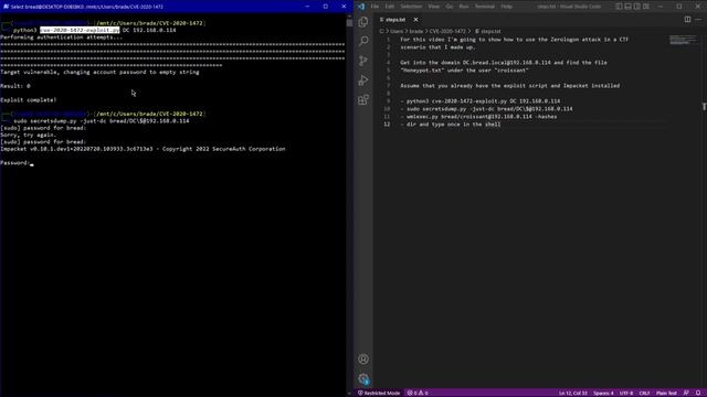 CTF Example of Zerologon смотреть онлайн