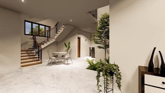 15 meters by 15 meters Two-story, 5 Bedroom, House Design - Download Revit Model #8 смотреть онлайн