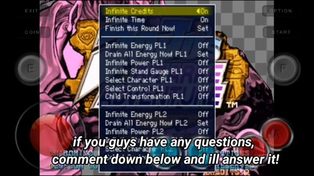 How to Enable cheats and Secret Characters in JoJo's Bizarre Adventure HFTF Mobile (Mame4Droid) смотреть онлайн