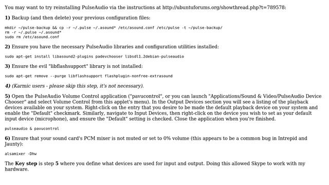 Linux Skype issue. How to work with Pulseaudio in Ubuntu Karmic and/or Hardy? (4 Solutions!!) смотреть онлайн