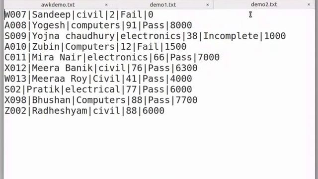 Built-in Variables in awk - Sanskrit смотреть онлайн