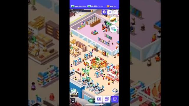 IDLE SUPERMARKET TYCOON-SHOP / OPENING PARIS (6/12) / PART 14 / iOS/Android смотреть онлайн