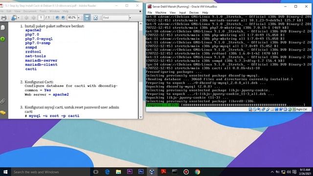 Instalasi dan Konfigurasi Monitoring Cacti di Debian 9 смотреть онлайн