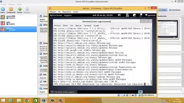 instalar repositorios google en debian 7.7. virtualbox смотреть онлайн